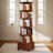 Rotating Bookshelf, 360° Display Round Spinning Bookshelf With Wheels, Space-Saving, Small Space Rotating Bookshelf Tower For Bedroom, Living Room, Home, Office-1711537179-1711537252