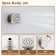 3 Functions 12 Inch Ceiling Mounted Thermostatic Shower System with 6 Body Jets