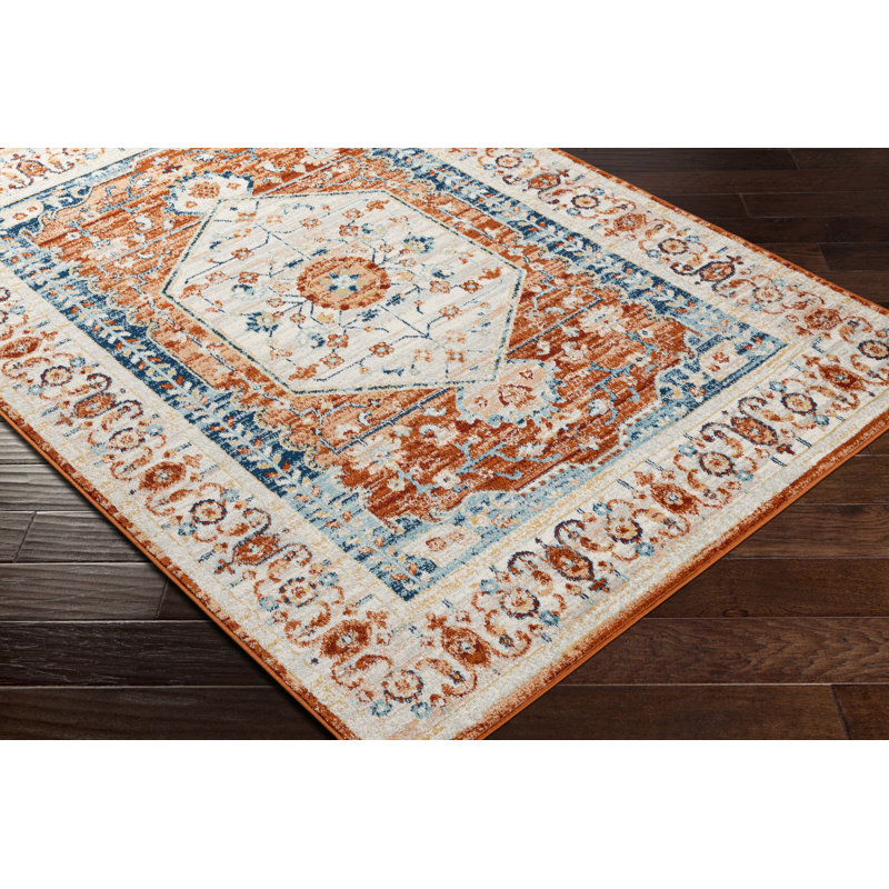 Aldusa Oriental Indoor Rug, Rectangle 5'3" x 7'
