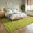 Grass Green Area Rug for Bedroom, Fluffy Shag Rug 6x9 for Kids Play Room, Non-Slip Carpet for Nursery Living Room Dorm Office-1980085481