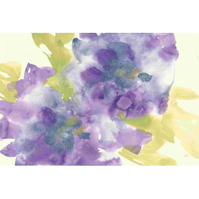 «Violet and Gray I» par Chris Paschke - peinture sur toile tendue