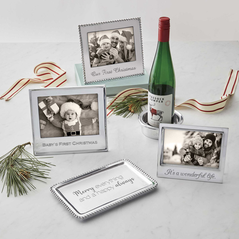 Cadre photo Traditions Baby's First Christmas Signature