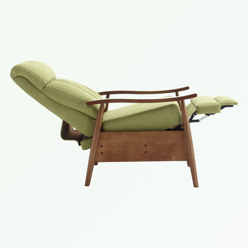 Upholstered Home Theater Seating, Olive Green Linen
