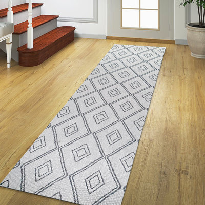 Runner Crumpler Geometric Cotton Hand Woven Area Rug