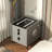 Jaylis 2 - Drawer Small Nightstand with Fingerprint Lock and LED and Music Player-2064851004