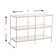 Gosport 42'' Glass Top Console Table