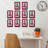 Red Wood Picture Frame - Set of 10-90544150