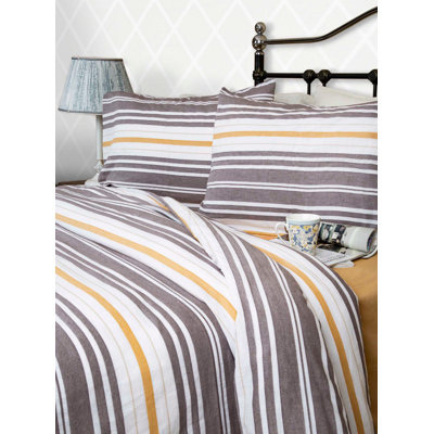 Cotton Striped Duvet Cover