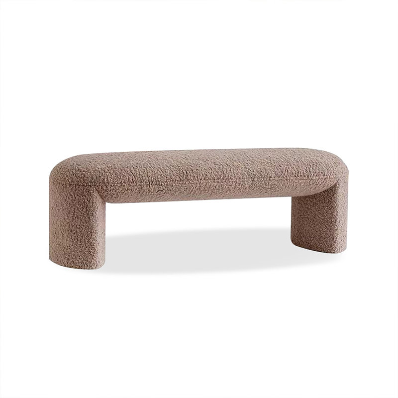 Banc rembourré kaki