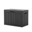 Boîte de rangement verrouillable en résine résistante à l'eau 30,77 "l 45 gallons (noir)-98472496