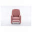 Chaise berçante en tissu avec repose-pieds réglable-1287876487