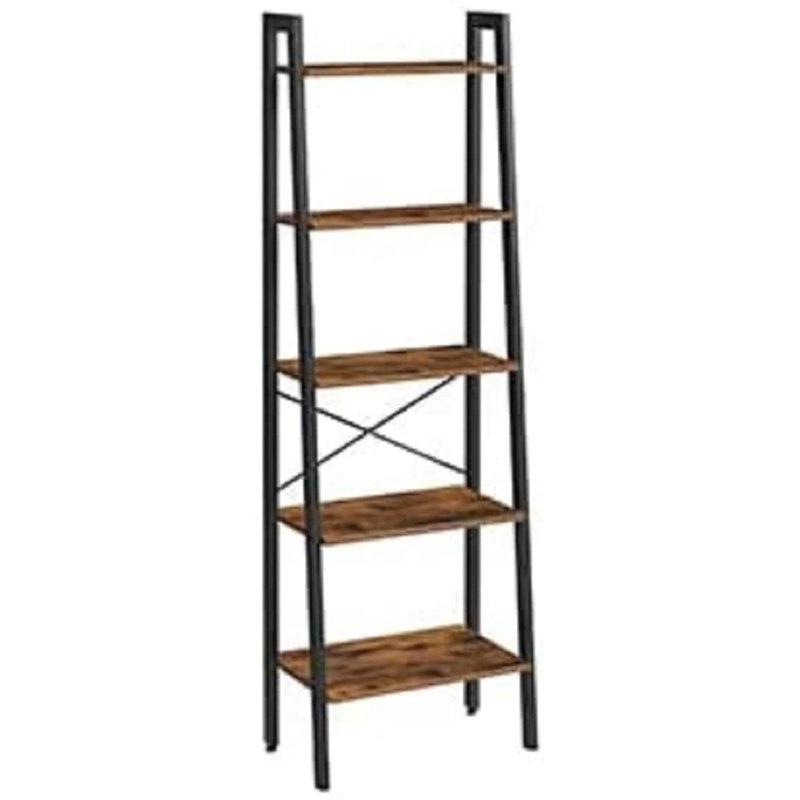 Reitman 172cm H x 56cm W Steel Ladder Bookcase