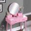 Ensemble coiffeuse et tabouret Liannon-135808939