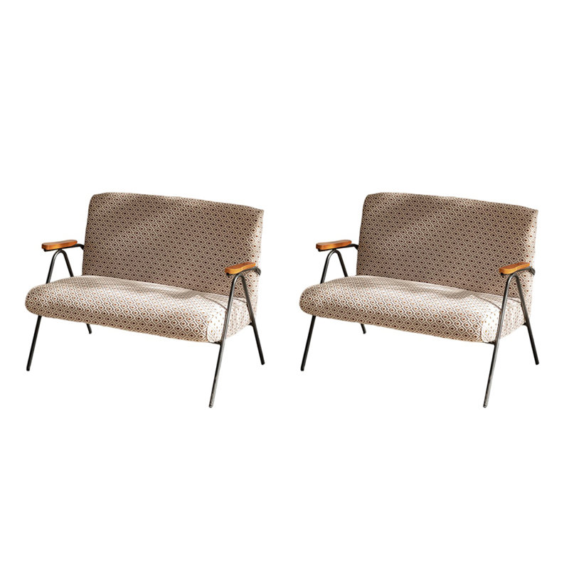 Polyester Blend Upholstered Bench