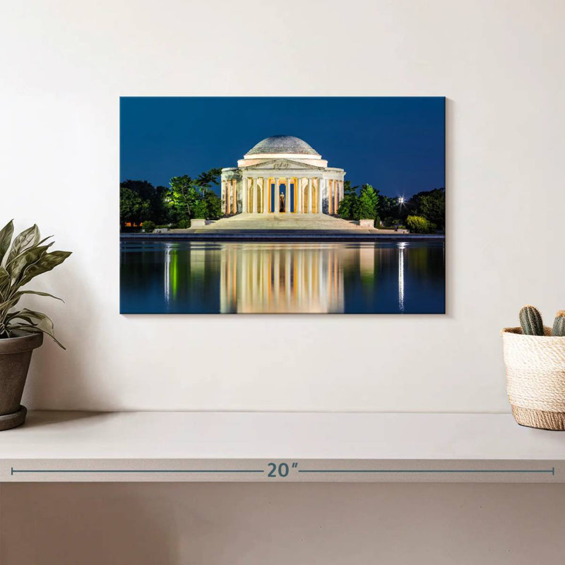 Lilie The Jefferson Memorial, H 8 po x l 12 po