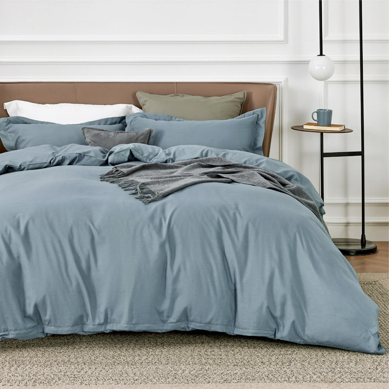 Bedsure Duvet Cover Queen Size—Only Includes 1 Duvet Cover for All Season, Queen Duvet Cover, Linen
