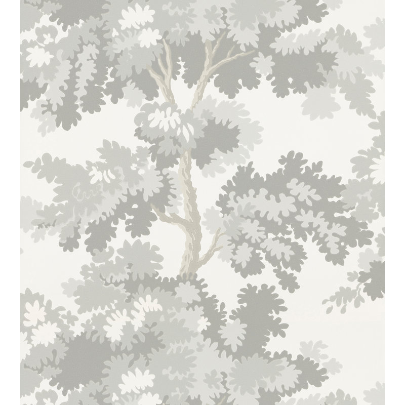 Raphael Floral Wallpaper Roll by Sandberg, Gray