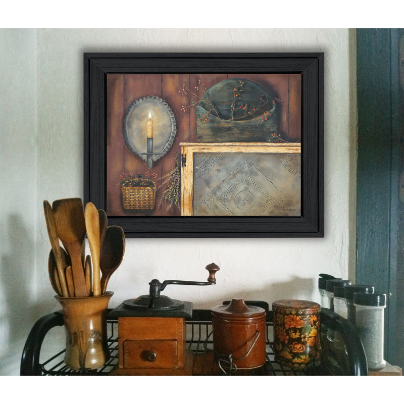 « tin applique », impression encadrée
