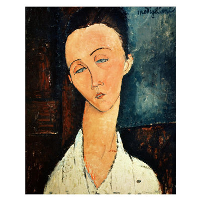 Portrait de Lunia République tchèque par Amedeo Modigliani - Estampe numérique
