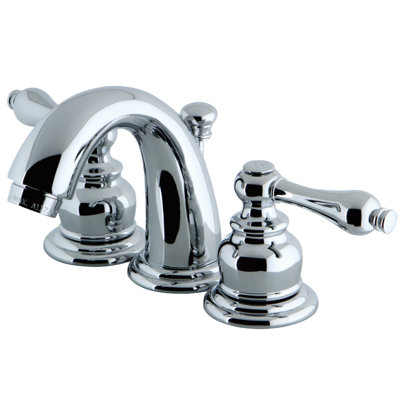 Widespread Bathroom Faucet with Drain Assembly