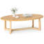 Table basse ovale en bois 46 po Hommoo