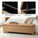 Mayowa Modern 60" Wide Storage Bench with  Two Ottomans and Diamond Weave Patterns
