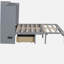 Lit escamotable double avec grand tiroir, gris-121069846-121069843