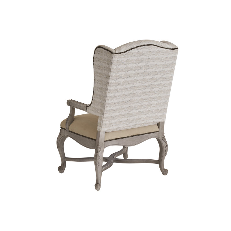 Patras Armchair, Ivory Leather
