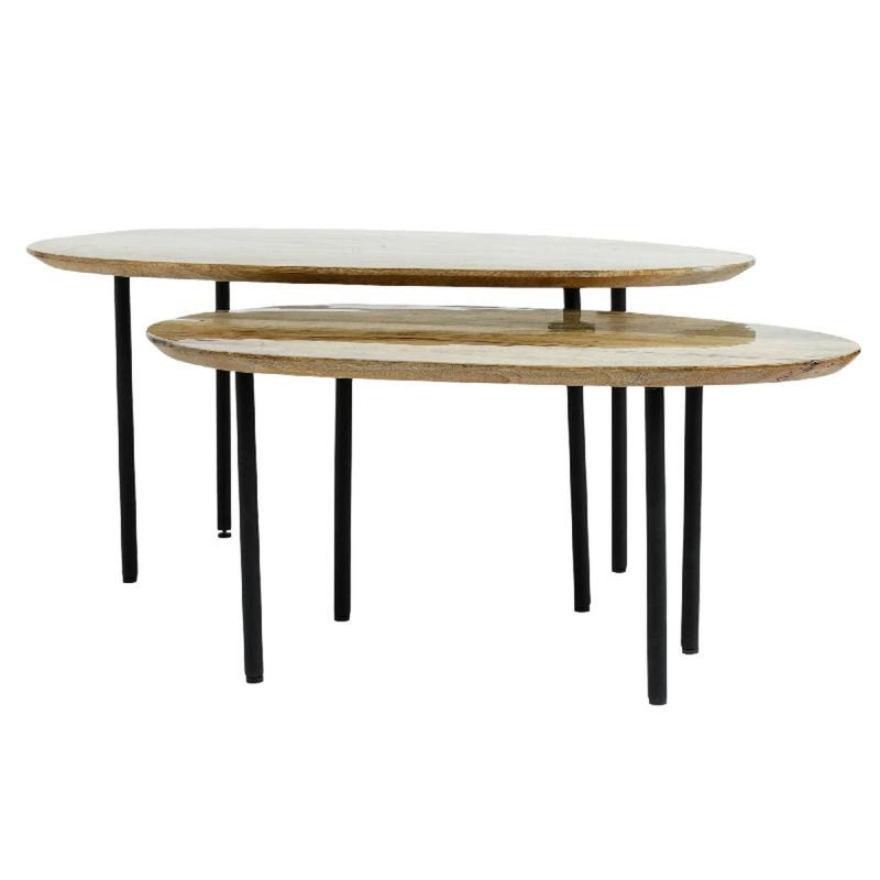 Oxil Four Leg Coffee Table, Gold
