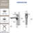 Single Hole Bathroom Faucet, Single Handle Bathroom Sink Faucet with Drain Assembly-128788394