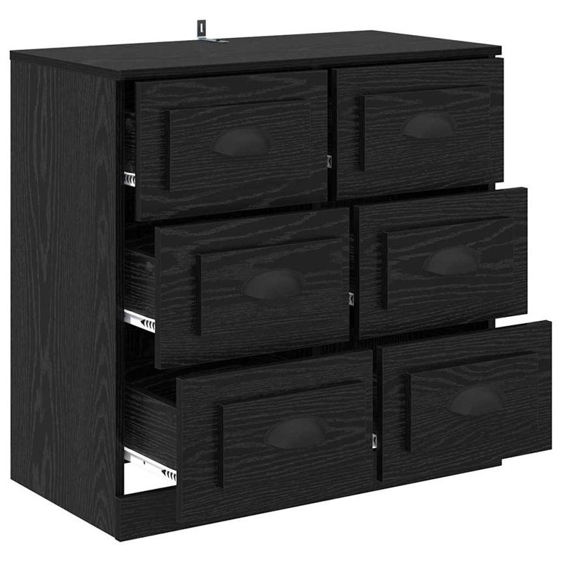 Sideboard Accent Chest, Black Oak