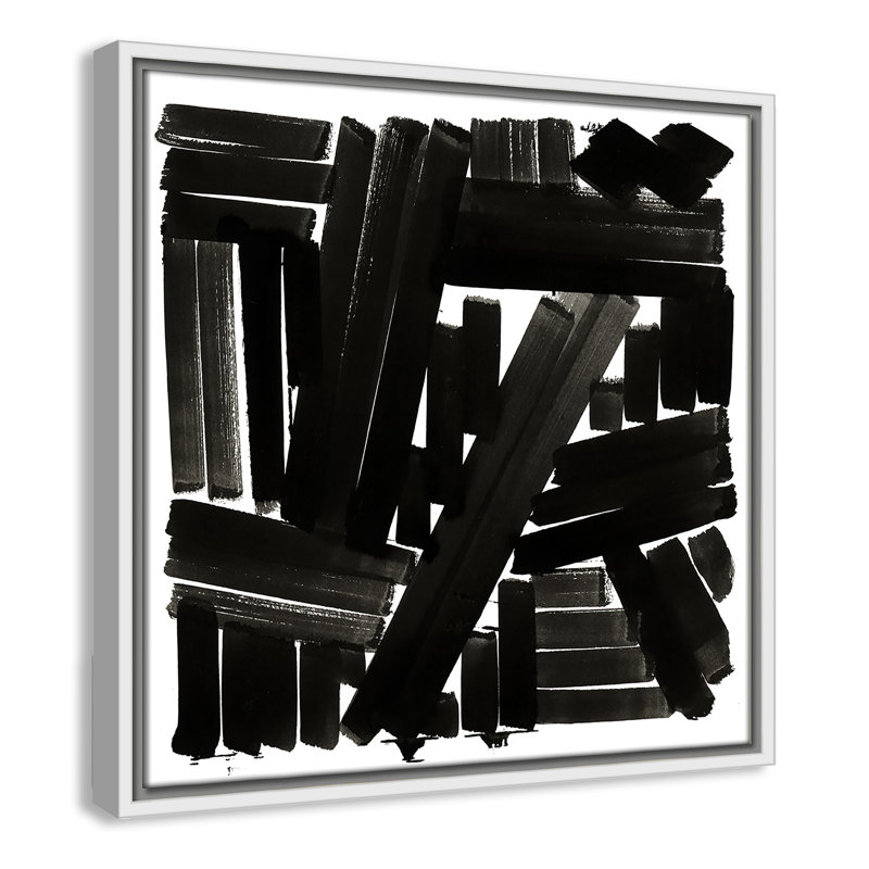 Shape Of Song I by Cartissi, White Framed, 17.5" H x 17.5" W x 2" D