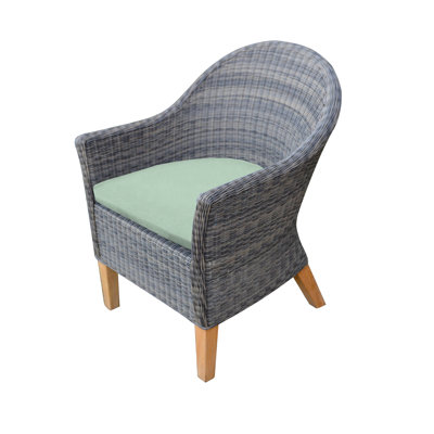 Vienna Wicker Outdoor Dining Armchair