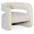 Fauteuil d'appoint CC en cascade de polyester de 74,93 cm de large