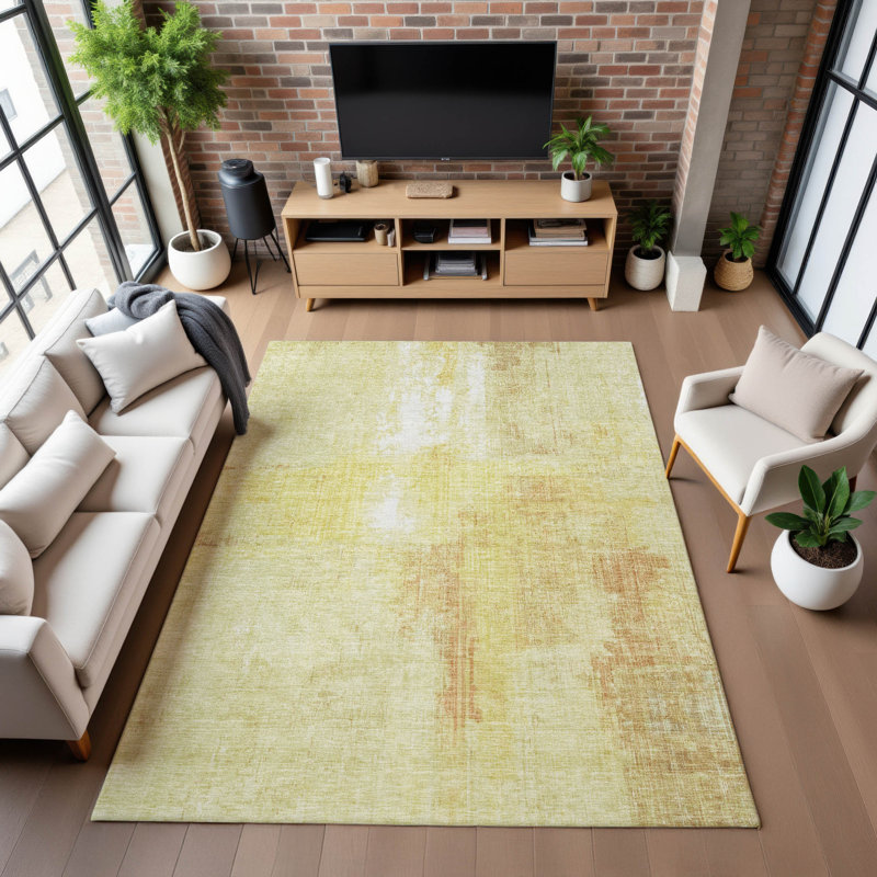 Premium Machine Washable Bucz AMF1759 Modern Rug, Rectangle 9' x 12'