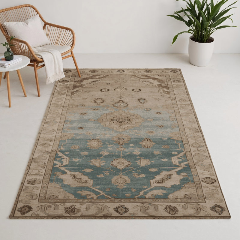 Tapis gris intérieur et extérieur surteint, Rectangulaire 3 pi x 5 pi