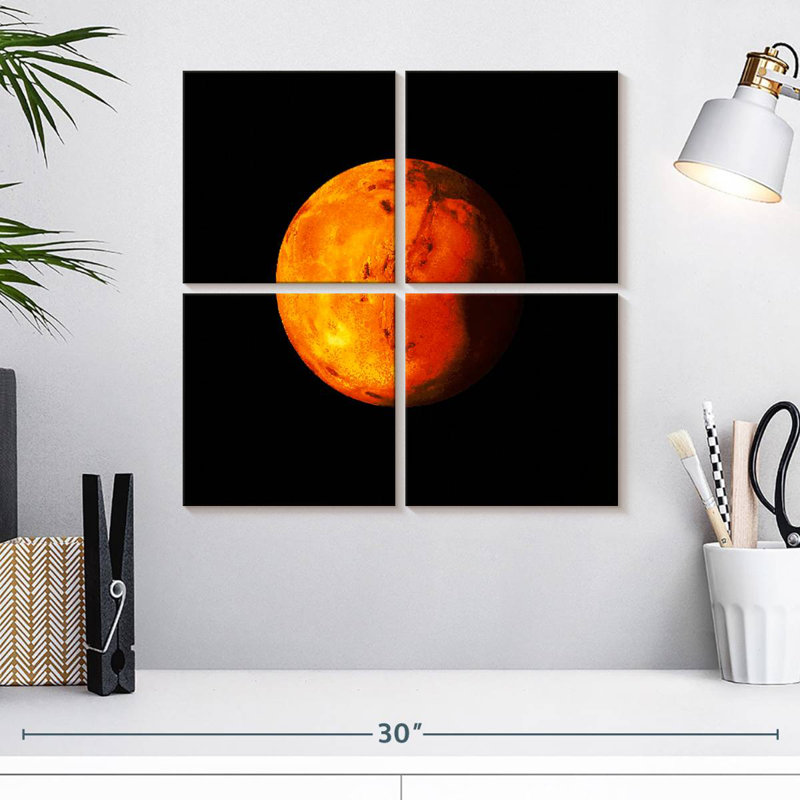 Planète Oberle Mars, H 18 po x l 18 po