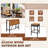 Dionysia  4 - Person Square Outdoor Rattan Dining Set with Foldable Table