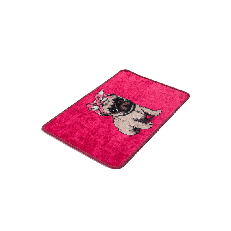 Tapis de bain antidérapant 100% polyester, 15,8 po x 23,6 po | Antiallergique, anti-poussière et anti-taches, 20,5 oz / m² | Lavable à la machine, facile d'entretien | Idéal pour les salles de bain, design élégant et fonctionnel