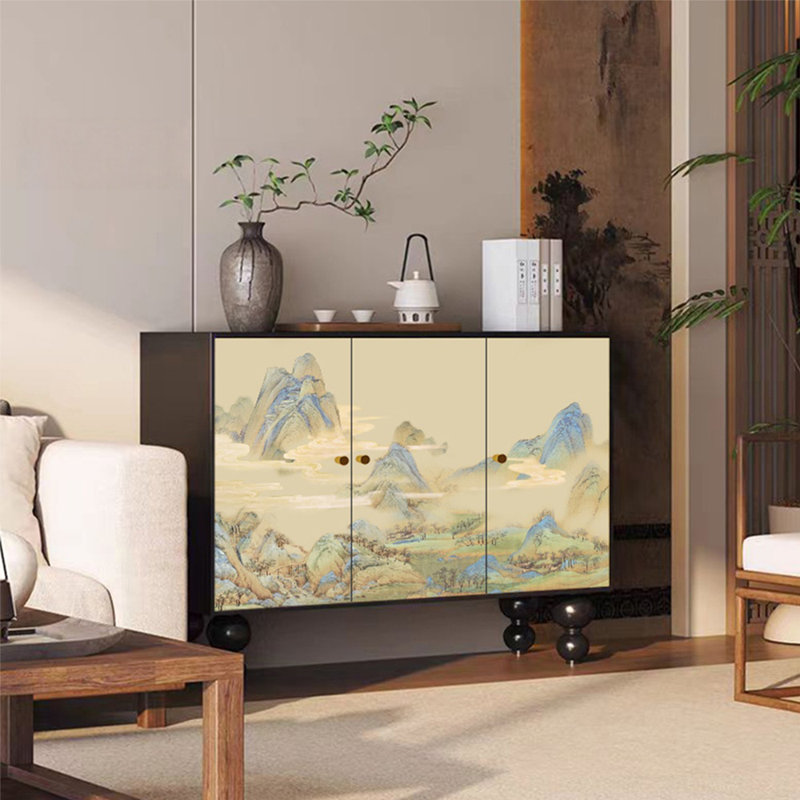 Une armoire d'entrée de style chinois