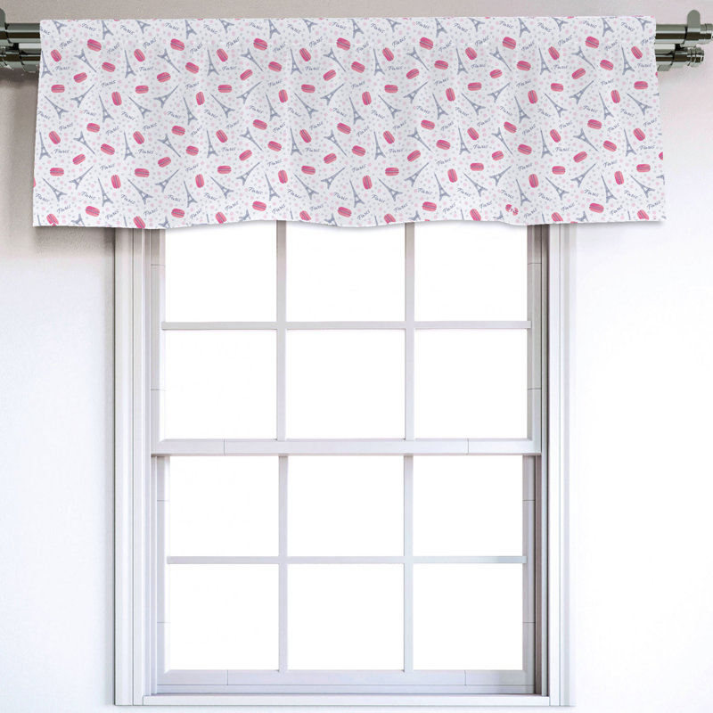 Sateen Ruffled Window Valance