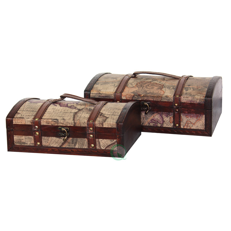 Wooden Decorative Trunk