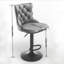 Ensemble de 2 tabourets pivotants en velours avec siège réglable-1196578085
