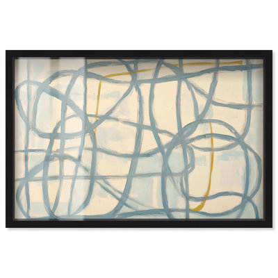 Art mural minimaliste «Unbroken Line II» par Art Remedy