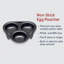 Non Stick 3 Egg Poacher Insert PFOA And BPA Free Fits Pans