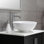 Lavabo de salle de bain vasque circulaire en céramique