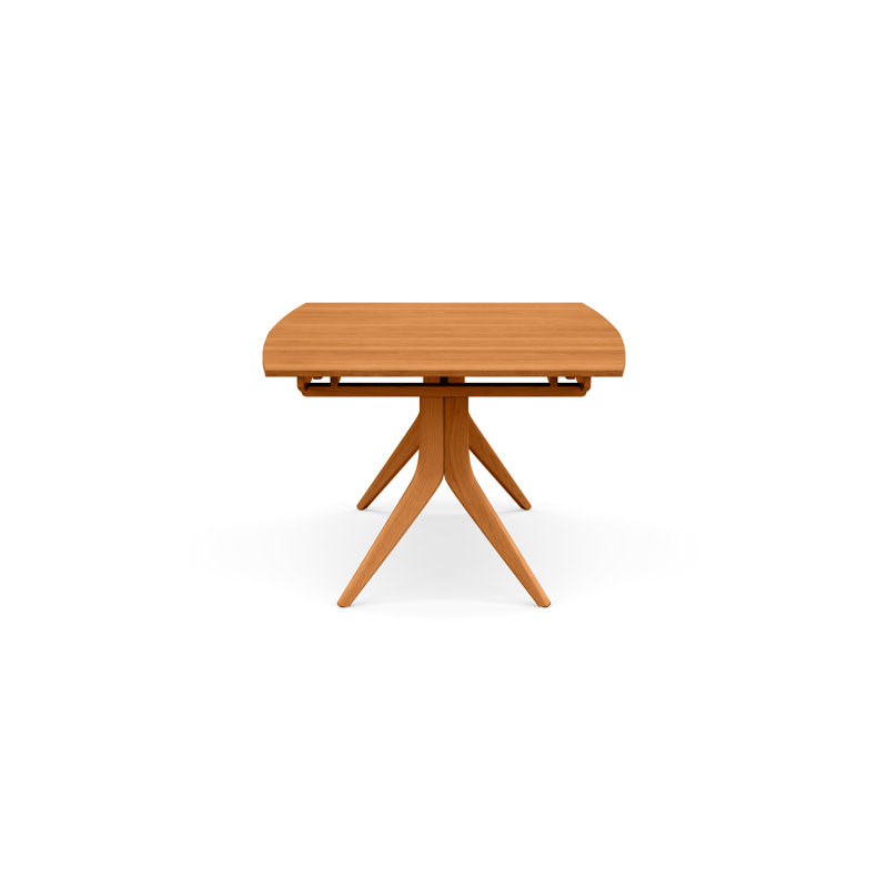 Catalina Trestle Extensions Table, Natural Cherry, 30" H x 66" L x 40" W