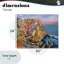 Cinque Terre, toile d'architecture marine, design par Maxine Shore-1308884191