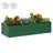 Galvanized Raised Garden Bed With Gloves-2022981670-2022981671