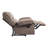 Oversized Manual Recliner Chair With Push-Back Mechanism, Plush Fleece Upholstery, And Built-In Massage Pillow-1488190176